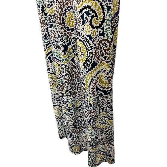 Elle Womens Halter Top Jersey Knit Stretch Knit Maxi Print Dress sz Small S - Picture 10 of 16